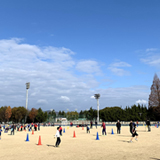 Ｊリーガーがアドバイスちびっ子サッカー教室開催