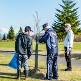 “愛”にあふれる町に新たな桜の名所を