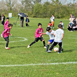 サッカーフェスティバルで低学年に出場機会を提供