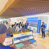 被災地能登の復興を願い 物産販売と教材寄贈