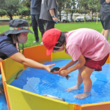 視覚支援学校で触れて自然を感じる体験会