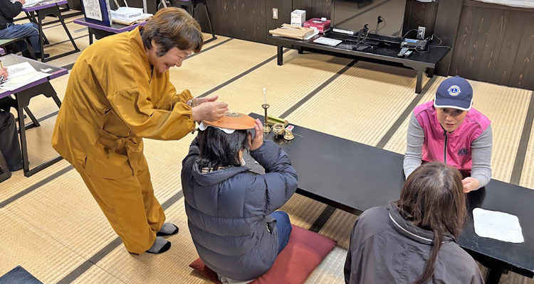 能登被災地支援活動 写仏・ほうろく灸体験会