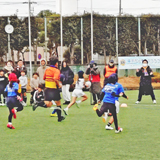 ラグビー湘南カップで青少年育成