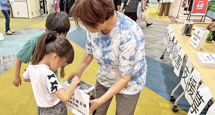 5クラブ合同での熊本支援募金活動