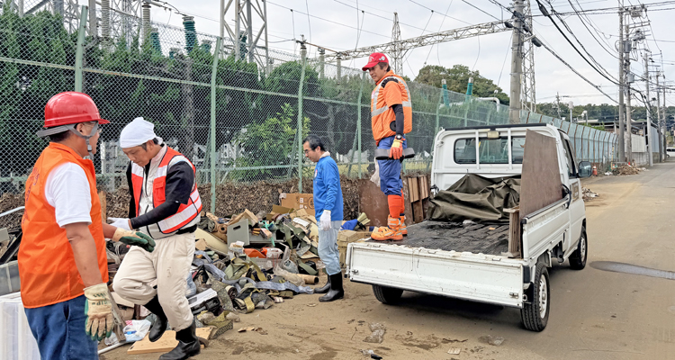千葉豪雨災害の被災地支援活動