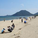 ボーイスカウトとの海岸清掃活動