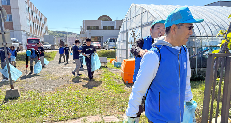 日体大附属高等支援学校との合同奉仕活動
